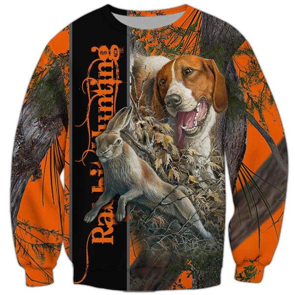 Beagle Rabbit Hunting Sweatshirt, Beagle Sweatshirt, Dog Sweatshirt For Humans